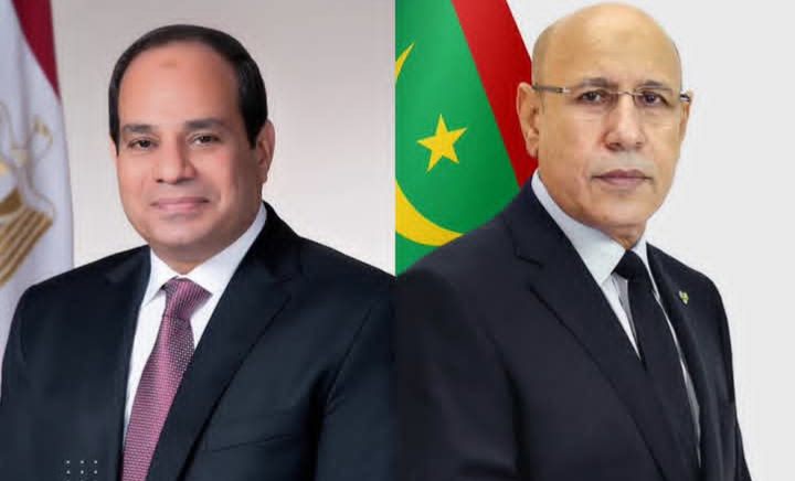غزواني يؤكد حرص بلاده على مواصلة العمل المشترك مع مصر من أجل تعزيز وتطوير علاقات التعاون